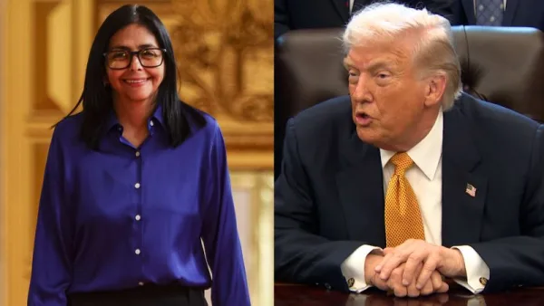 Venezuela y EE. UU. restablecen conexión aérea tras diálogo entre la presidenta encargada Delcy Rodríguez y Trump.