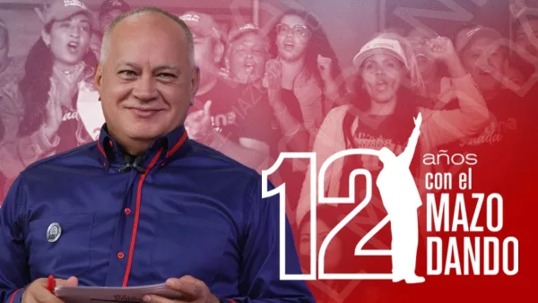 12 años de "El Mazo": Diosdado Cabello celebra aniversario desmontando "mentiras y conspiraciones"