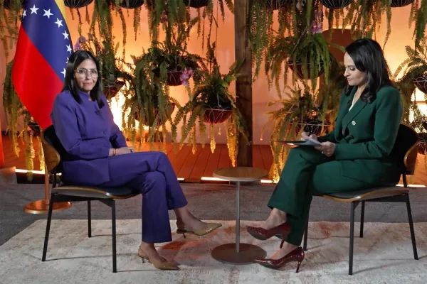 Delcy Rodríguez ante NBC News: Venezuela propone a Trump una «asociación productiva» a largo plazo.