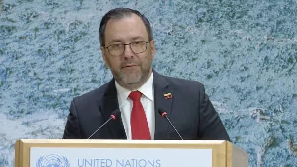 Venezuela alza su voz en la ONU: Canciller Yván Gil denuncia «detención arbitraria» de Nicolás Maduro y Cilia Flores.