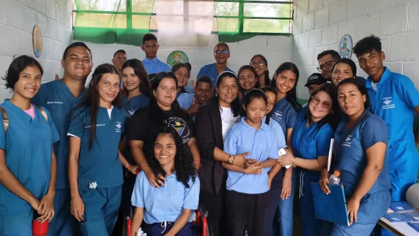 Estudiantes de la UNERG inauguran Sala de Rehabilitación en el Taller San Miguel Arcángel.