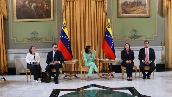 Nueva era minera: Delcy Rodríguez traza ruta estratégica tras fusión de la CVM y Minerven.