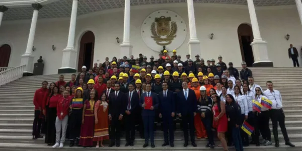 Presidenta (E) Delcy Rodríguez celebra aprobación de la Ley de Minas y la renovación del Poder Ciudadano.