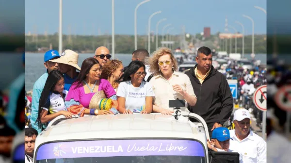 “Venceremos unidos”: Presidenta (E) Delcy Rodríguez lidera peregrinación nacional por el cese de sanciones desde Petare.