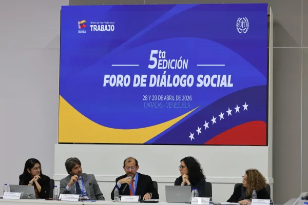 Rumbo al Consenso Laboral: Caracas es sede del 5to Foro de Diálogo Social con respaldo de la OIT.