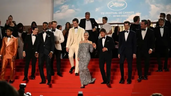 Caos en Cannes: Evacúan a estrellas de Hollywood tras colapso de estructura en fiesta exclusiva.