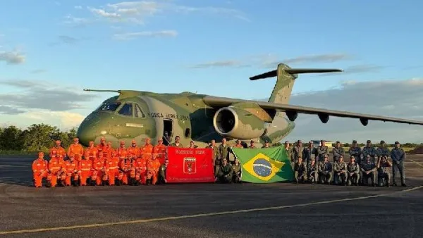 Puente aéreo solidario: Brasil despacha cuarto vuelo de asistencia humanitaria y bomberos especialistas tras terremotos en Venezuela.