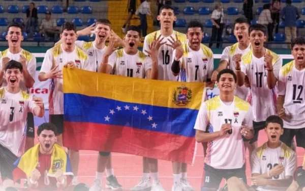 ¡Orgullo nacional e histórico! Venezuela se corona campeona invicta de la Copa Panamericana Sub-17 de Voleibol tras barrer a Canadá.