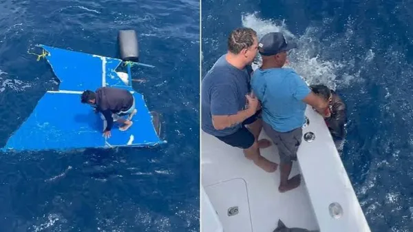Milagro en alta mar: Pescador sobrevive cinco días a la deriva tras naufragar desde Margarita hasta costas de Higuerote.