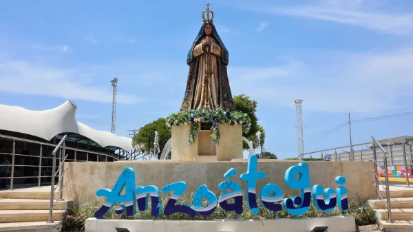 Fe y turismo: Presidenta Delcy Rodríguez inauguró monumento a la Virgen del Valle en Anzoátegui.