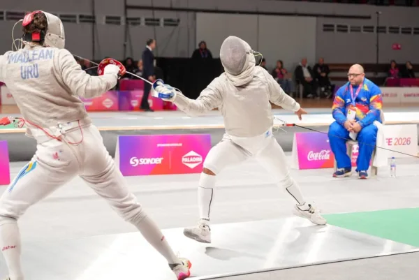 Podio continental: Eliécer Romero y José Quintero conquistan plata y bronce en la esgrima de los Juegos Suramericanos 2026.