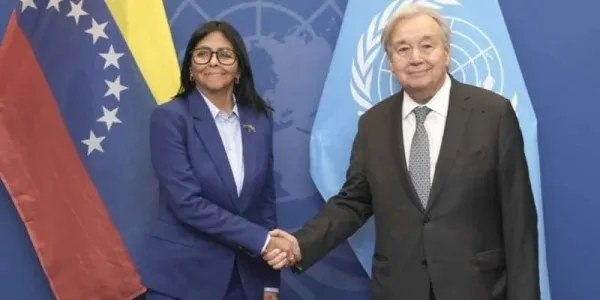 Cooperación internacional: Presidenta Delcy Rodríguez aboga por el multilateralismo tras encuentro con António Guterres.